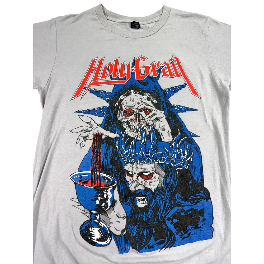Holy Grail Band T-Shirt Men's Small Heavy Metal Jesus Mary Gore